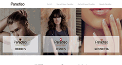 Desktop Screenshot of friseurparadiso.de